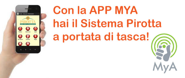 Con MYA hai Pirotta sul tuo smartphone